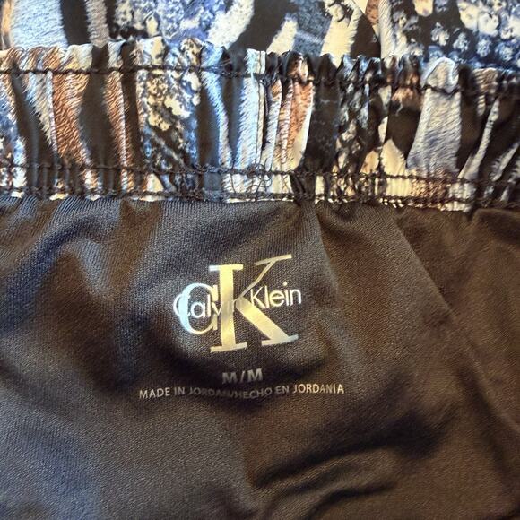 Calvin Klein Women’s Brief Lined Running Shorts Blue Black M (A0130) - Picture 5 of 7